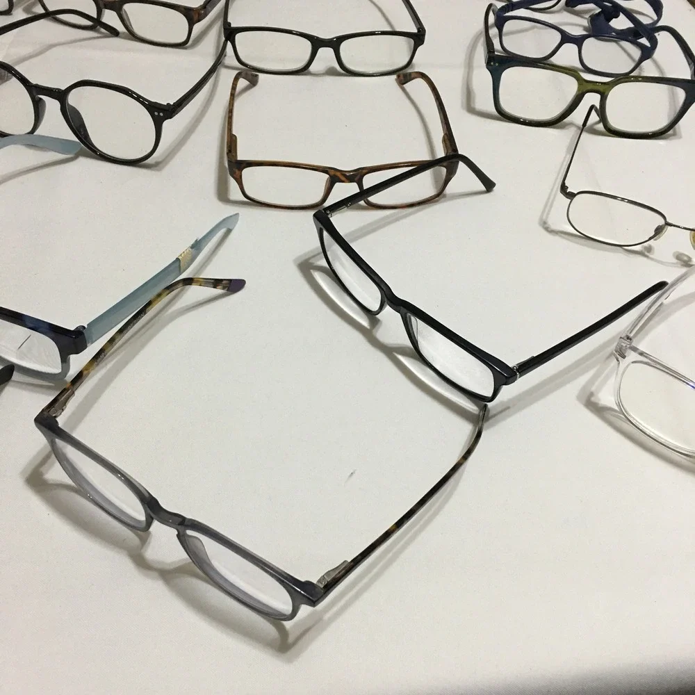 Lot of 26 Unbranded Eyeglasses Frames Unisex Mixed Multicolor Assorted Shapes
